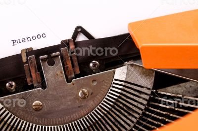 The Vintage Typewriter some word macro style