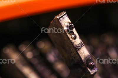 The Vintage Typewriter question mark character