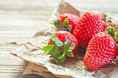 fresh strawberries