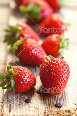 fresh strawberries