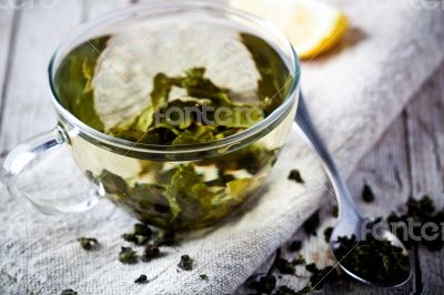 cup of green tea 