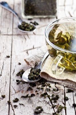 cup of green tea 