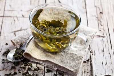 cup of green tea