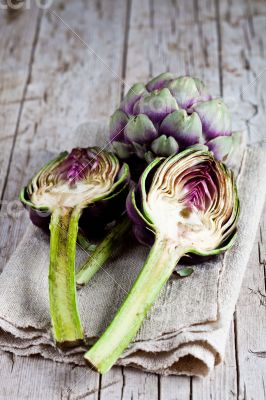 fresh artichokes