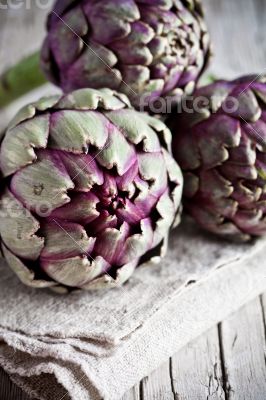 fresh artichokes