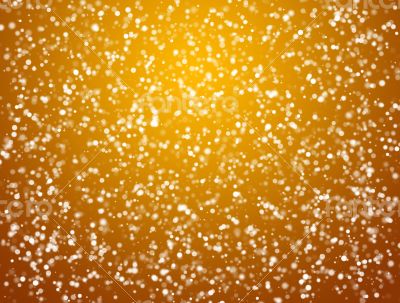 Lights on orange background.