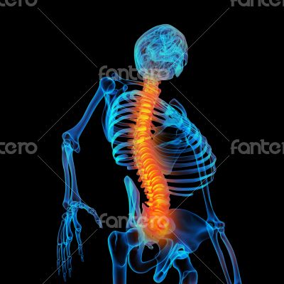 3d rendered human of sholderd pain 