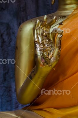 Hand image of buddha