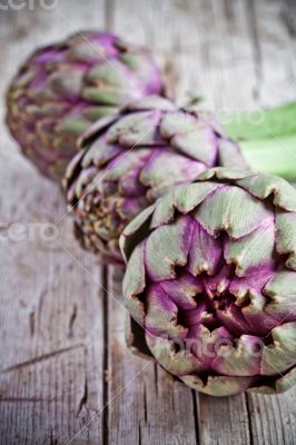 fresh artichokes