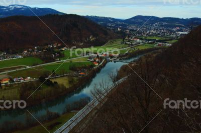 graz city  view from the top