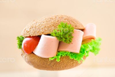 sandwich with brown bread