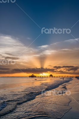 Sunset on Fort Myers Beach