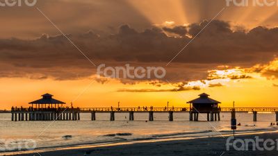 Sunset on Fort Myers Beach