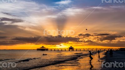 Sunset on Fort Myers Beach