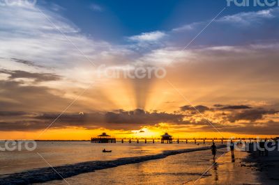 Sunset on Fort Myers Beach