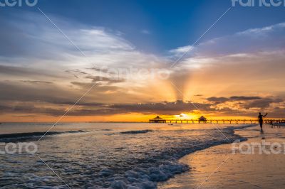 Sunset on Fort Myers Beach