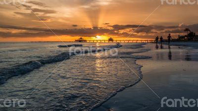 Sunset on Fort Myers Beach
