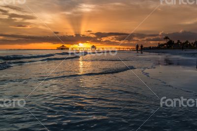 Sunset on Fort Myers Beach