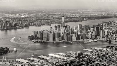 Manhattan skyline 