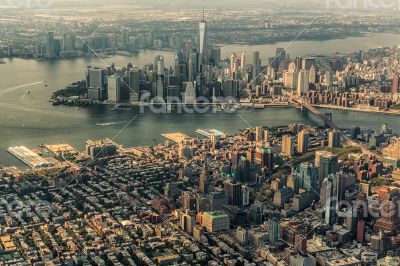 Manhattan skyline 