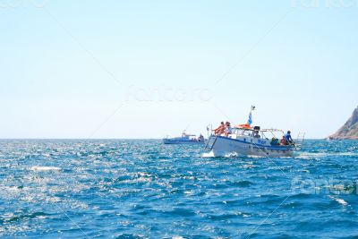 travel on boat  to Black sea 