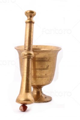 The Hazelnut and in the leaf old metal nutcracker 