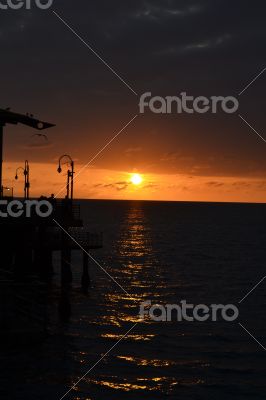 Sunset at Venice Beach