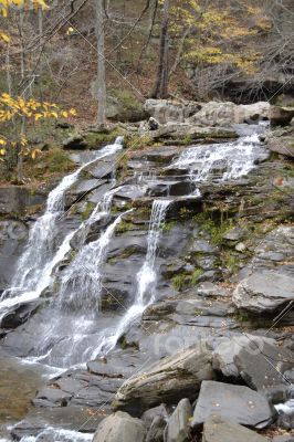 Autumn waterfall