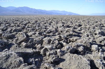 Devil\'s golf court in Death Valley