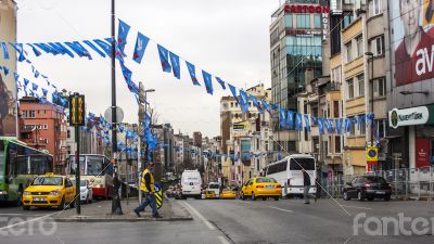 Istanbul, Turkey. Typical city landscape