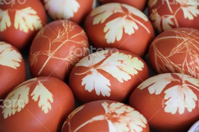 Easter colorful eggs