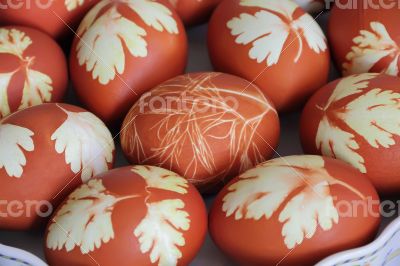 Easter colorful eggs