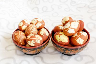 Easter colorful eggs