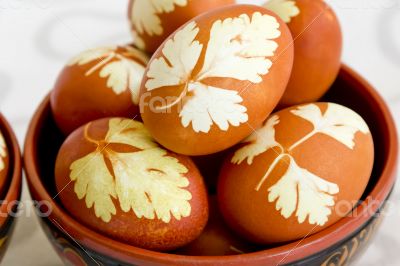 Easter colorful eggs