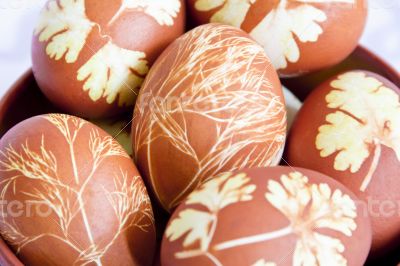 Easter colorful eggs