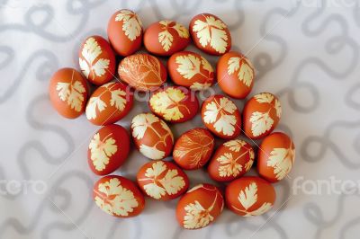 Easter colorful eggs
