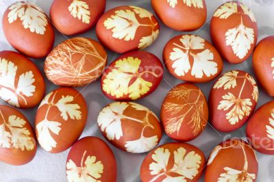 Easter colorful eggs