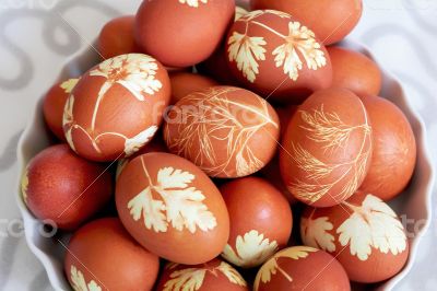 Easter colorful eggs