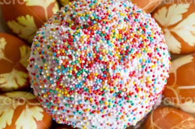 Easter eggs and pie