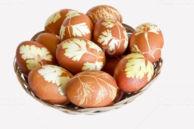 Easter colorful eggs
