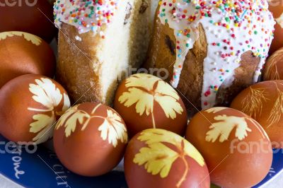 Easter eggs and pie