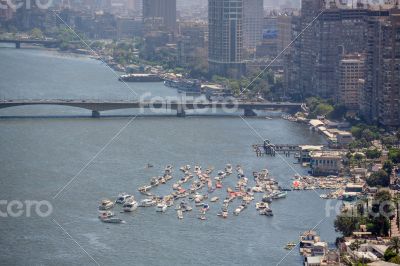 Aerial view of Cairo