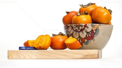 Ripe juicy persimmon