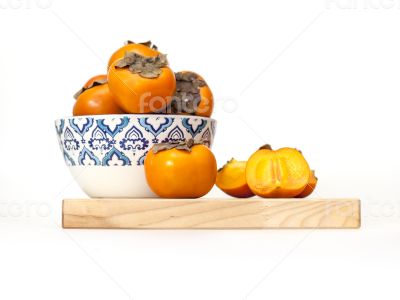 Ripe juicy persimmon