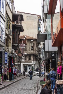 Istanbul, Turkey. April 28, 2011. Typical city landscape.