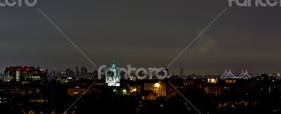 Manhattan skyline at night