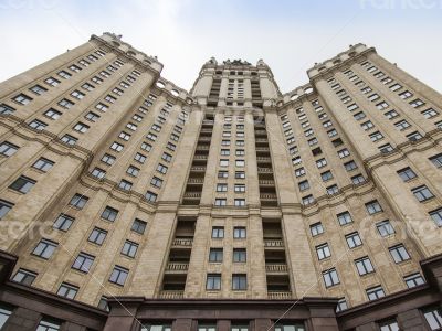 Moscow, Russia. Typical Stalin skyscraper