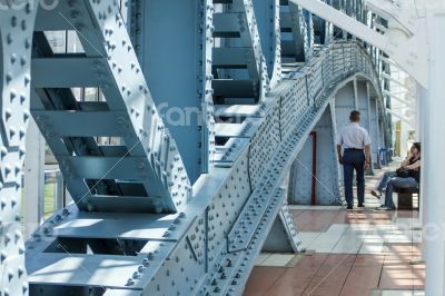 Moscow. Bogdan Khmelnytsky Bridge