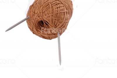 Woolen Colors on the White Background