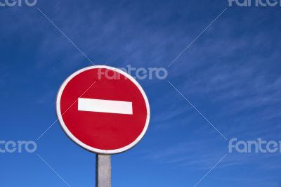 Road stop sign
